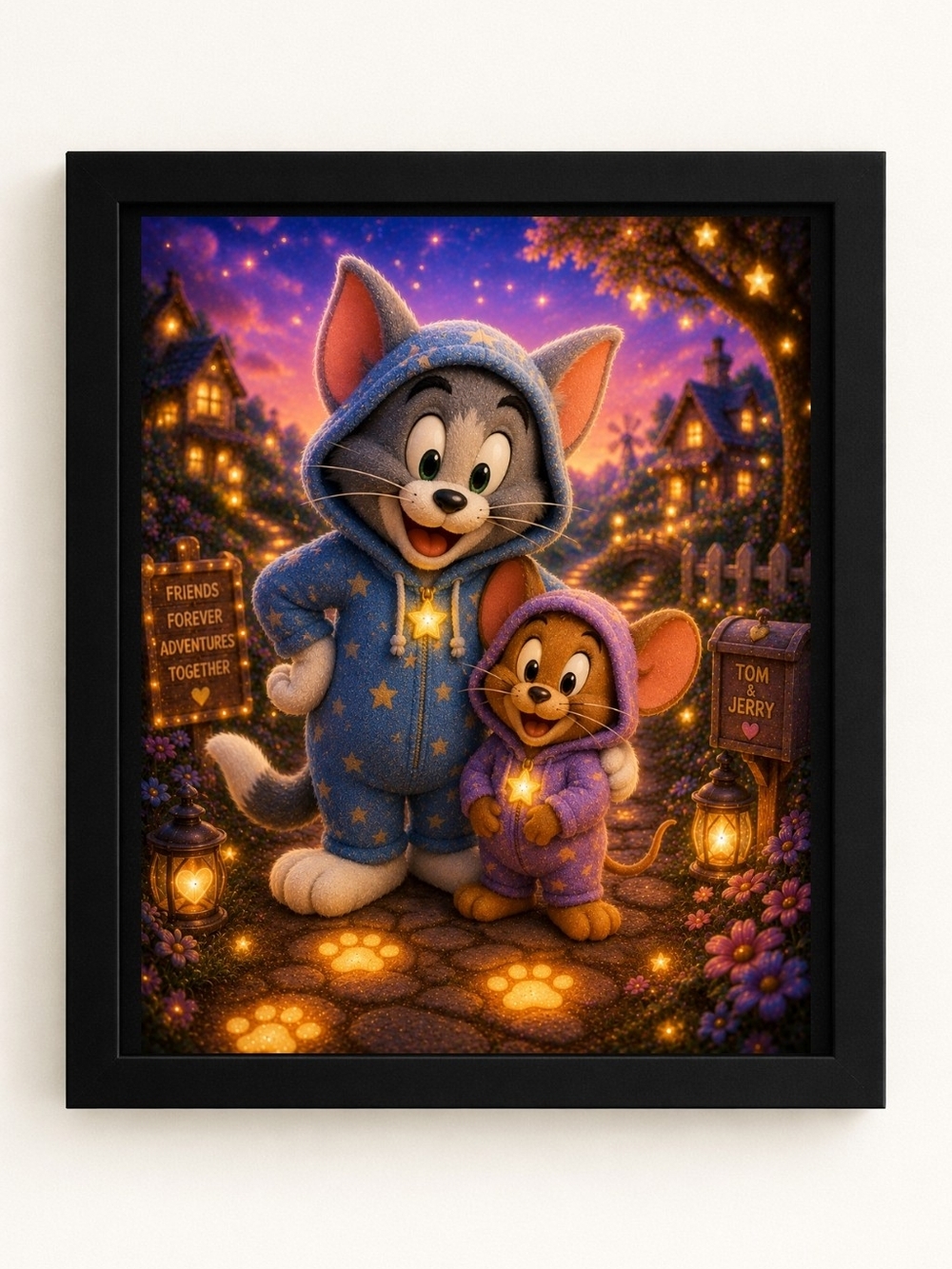 Starry Night 8x10 Framed A.i. Art Print